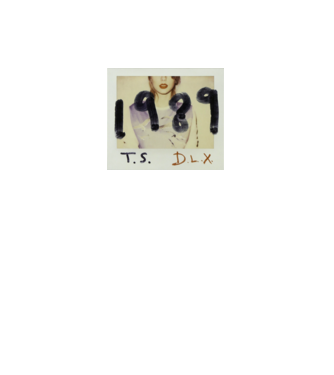 Taylor Swift polaroid model alb pe tricou