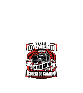 Toți oamenii șoferi de camion  model negru pe tricou