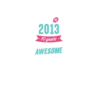 Made in 2013 model negru pe tricou