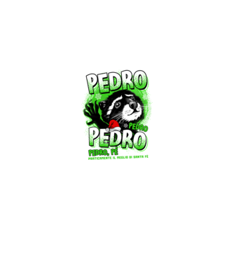 Pedro pedro christmas model negru pe tricou