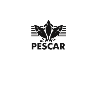 Pescar original model alb pe tricou