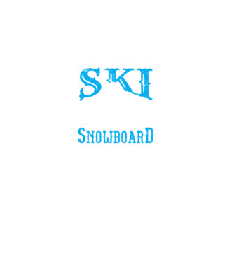 Day without SKI model negru pe tricou