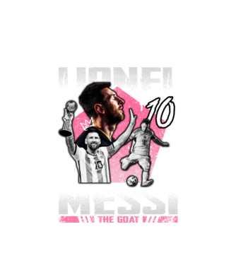 Messi tribute model alb pe tricou