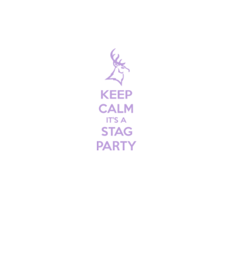 Keep calm stag party on model negru pe tricou