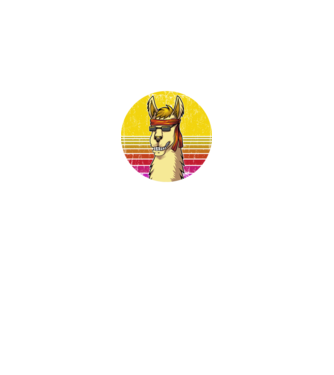 No Prob LLama - Láma model negru pe tricou