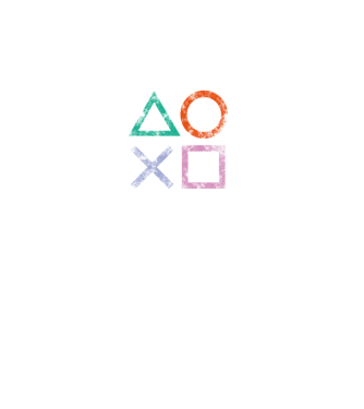 PlayStation icon model negru pe tricou