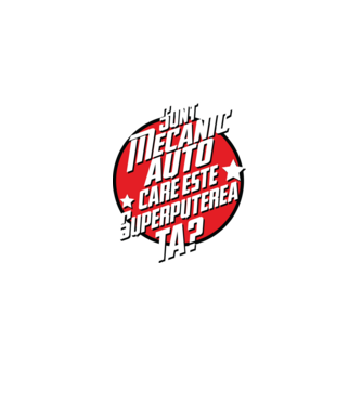 sunt mecanic auto, care este superputerea ta? model albastru deschis pe tricou