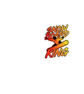 snowboard king model galben neon pe tricou