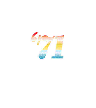 Retro Birthday 1971 model alb pe tricou