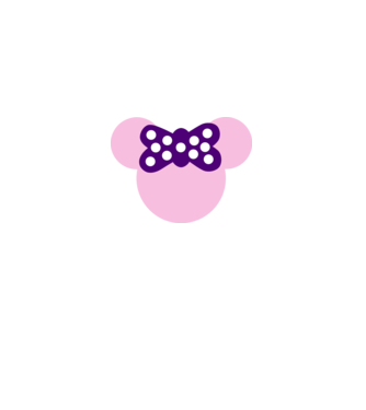Minnie model alb pe tricou