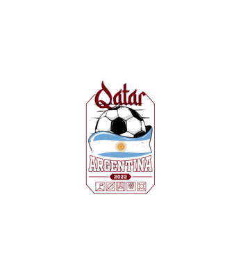 Qatar teams Argentina model negru pe tricou