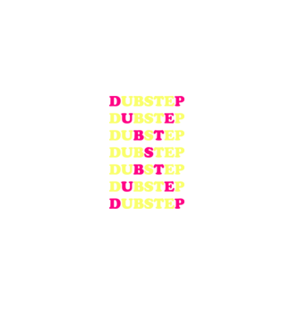Dubstep model negru pe tricou