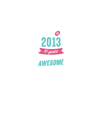 Made in 2013 model negru pe tricou