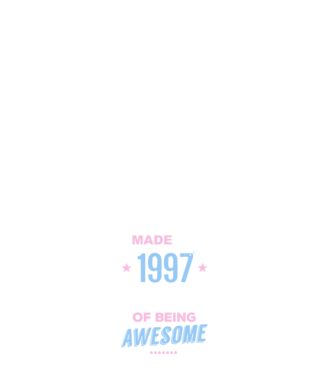 Made in - 1997 model alb pe tricou