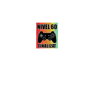 Nivel 60 finalizat model negru pe tricou