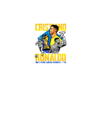 Ronaldo tribute model negru pe tricou
