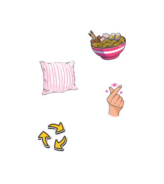 K-POP EAT SLEEP model alb pe tricou