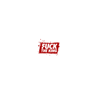 Fuck the king model negru pe tricou