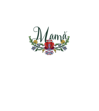Mamă model roz deschis pe tricou