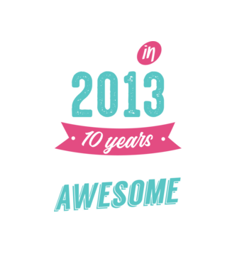 Made in 2013 model alb pe tricou