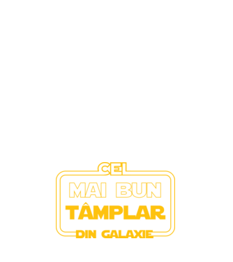Cel mai bun tâmplar din galaxie model albastru închis pe tricou
