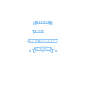 I am an accountant I solve problems model negru pe tricou