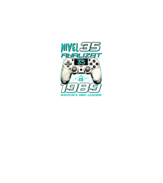 Nivel finalizat 35 1990 model negru pe tricou