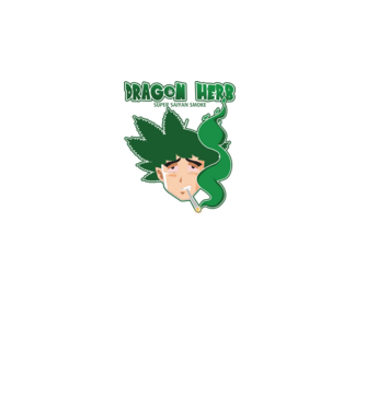 dragon herb smoke model turcoaz pe tricou
