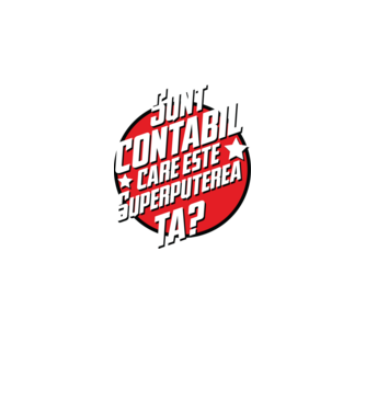 sunt contabil, care este superputerea ta? model gri pe tricou