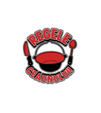 Regele - ceaunului! model alb pe tricou