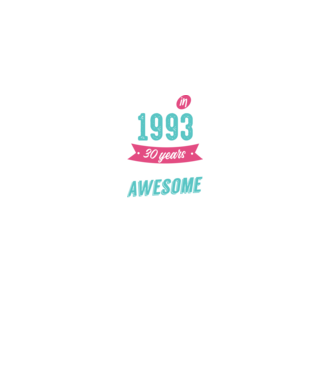 Made in 1993 model negru pe tricou