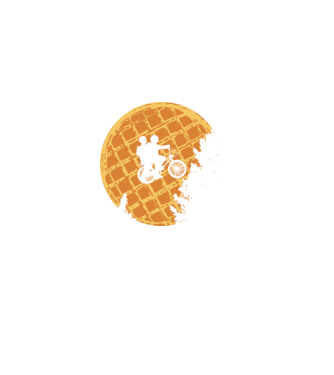 cookie moon stranger things model negru pe tricou