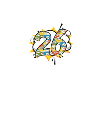 Birthday Comic Number 26 model turcoaz pe tricou