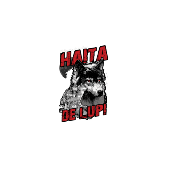 Petrecere de burlac - haită de lupi model negru pe tricou