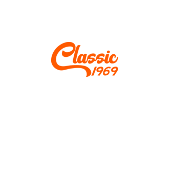 Classic 1969 model negru pe tricou