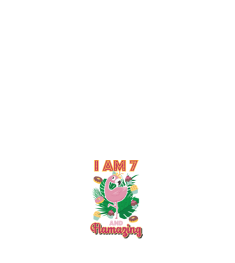 FLAMAZING Birthday 7 Years old model alb pe tricou