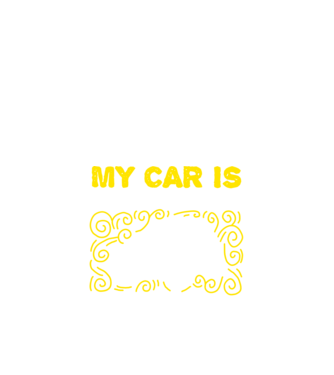 My car is older than me and I love it model negru pe tricou