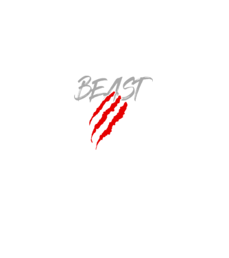 Beast model negru pe tricou