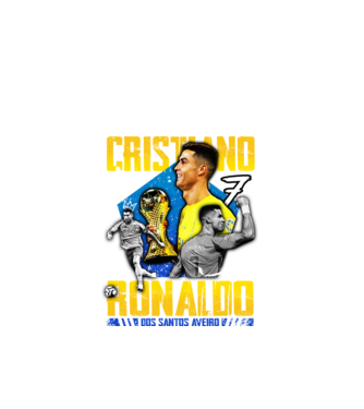 Ronaldo tribute model negru pe tricou