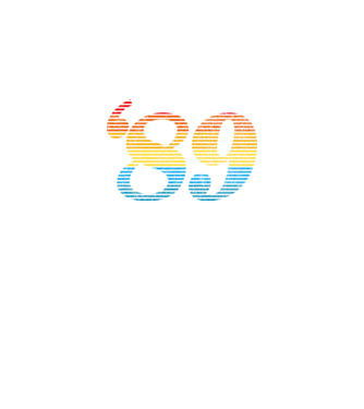 Retro Birthday 1989 model negru pe tricou