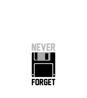 Never Forget model roșu pe tricou