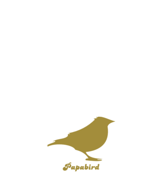 Papa bird model negru pe tricou