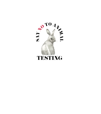 Say NO to animal testing model alb pe tricou