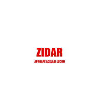 Poate că nu sunt un supererou, dar sunt ZIDAR, ceea ce este aproape același lucru model negru pe tricou