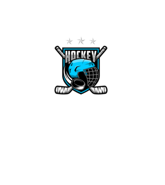 Hockey model turcoaz pe tricou
