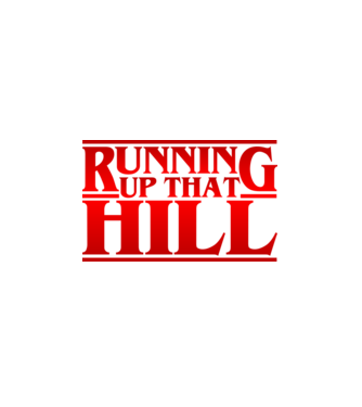 running up that hill model alb pe tricou