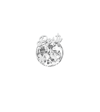 Zodiac femeie PEȘTI retro model negru pe tricou