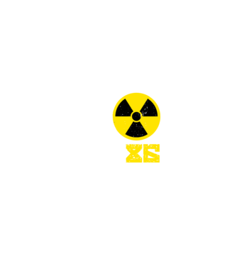 'Chernobyl ''86 3 culori' model negru pe tricou