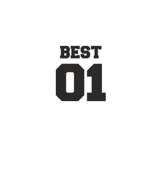 Best 01 model alb pe tricou