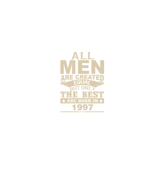 All men are created - 1997 model negru pe tricou
